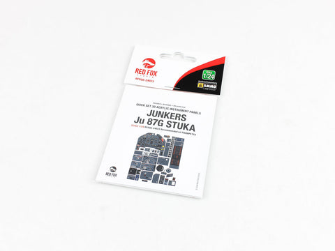 レッドフォックススタジオ RFSQS-24023 1/24 Ju 87G シュトゥーカ (トランぺッター用)