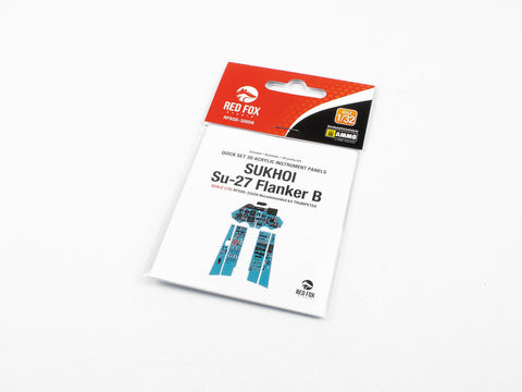 レッドフォックススタジオ RFSQS-32056 1/32 スホーイ Su-27 フランカー B (トランぺッター用)