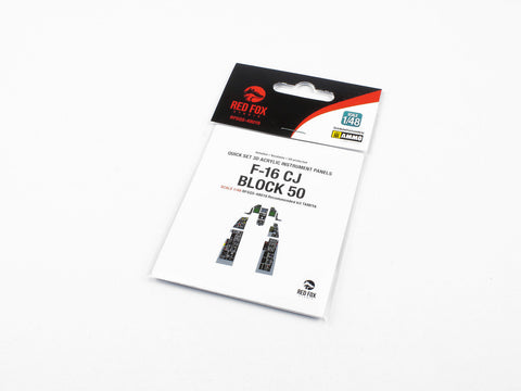 レッドフォックススタジオ RFSQS-48019 1/48 F-16CJ ブロック 50(タミヤ用)