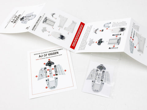 レッドフォックススタジオ RFSQS-48026 1/48 サーブ AJ-37 ヴィゲン(イタレリ用)