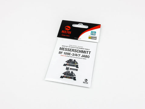 レッドフォックススタジオ RFSQS-48031 1/48 メッサーシュミット Bf 109E-3/4/7 JABO(タミヤ用)