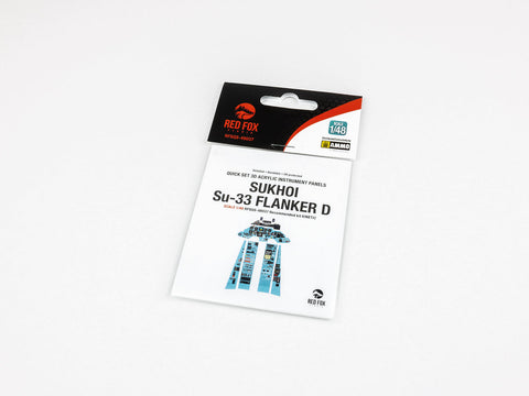 レッドフォックススタジオ RFSQS-48037 1/48 Su-33 フランカーD(キネティック用)