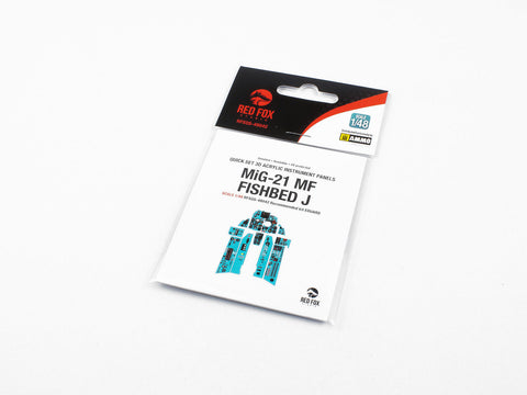 レッドフォックススタジオ RFSQS-48042 1/48 MiG-21 MF フィッシュベッド J(エデュアルド用)