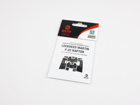 レッドフォックススタジオ RFSQS-48057 1/48 F-22 ラプター(ハセガワ用)