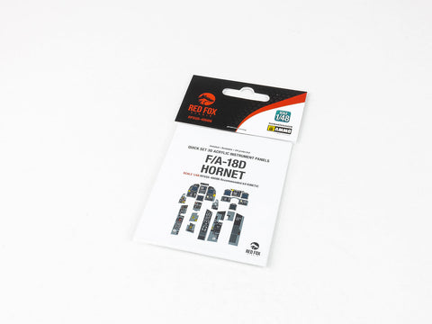 レッドフォックススタジオ RFSQS-48086 1/48 F/A-18D ホーネット(キネティック用)