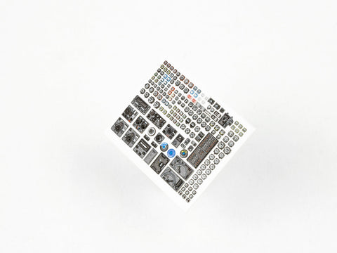 レッドフォックススタジオ RFSQS-48181 1/48 ドイツ空軍WWII用計器・計器セット(汎用)