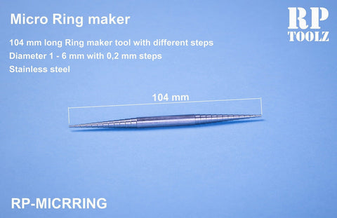 RPツールズ RP-MICRRING マイクロリングメーカーツール 1-6mm