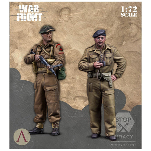 スケール75 SW72-010 1/72 イギリス軍セット(2体)
