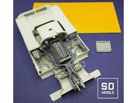 SDモデル SD-J02+1 1/24 ジャガー XJR-9 LM エンジン追加パーツ 【マステ付き】 タミヤ対応