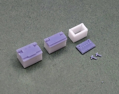 SDモデル SD-X04 1/24 レーシングパーツセットC 【エンジン部品/バッテリ/水タンク/ホイールナット/エアジャッキ】
