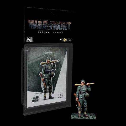 スケール75 SW35-018 1/35 ドイツ 小銃とパンツァーファーストを持つ兵士