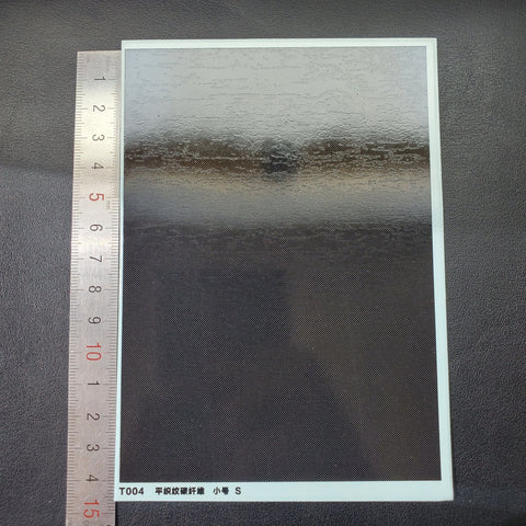 カレドモデル T004 平織りカーボンファイバーデカール Sサイズ (140×100mm×2枚)