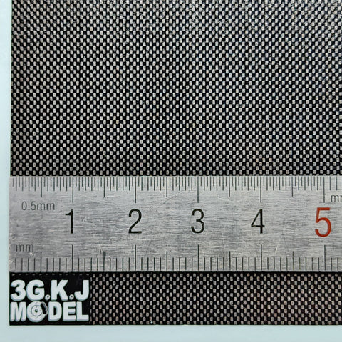 カレドモデル T009 フラットウィーブカーボンファイバーデカール Lサイズ (145×200mm)