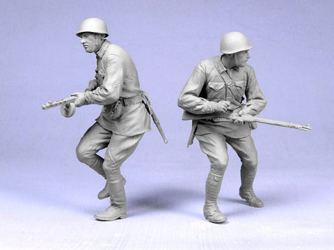 タンクモデル T-35018 1/35 ロシア歩兵 1942 #2 2体