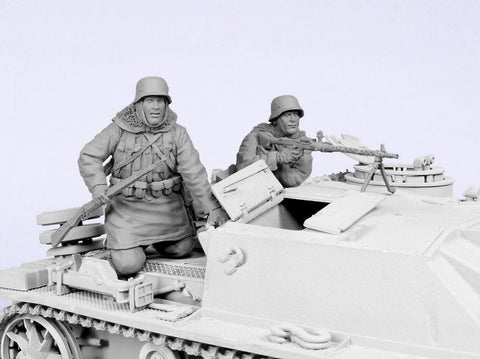 タンクモデル T-35025 1/35 ドイツ 装甲擲弾兵 SSハリコフ, 冬 1943 2体