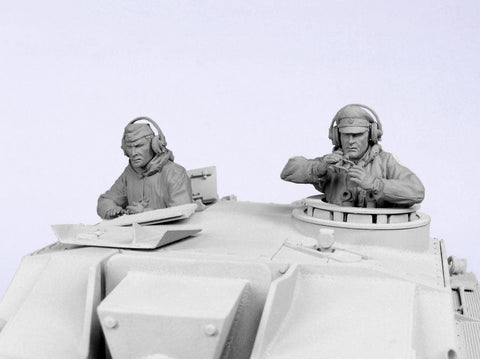 タンクモデル T-35028 1/35 ドイツ 突撃砲兵 1942-45 冬 2体
