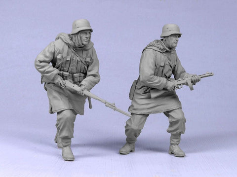 タンクモデル T-35036 1/35 ドイツ歩兵 SS #6ハリコフ, 冬 1943 2体