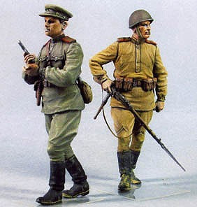 タンクモデル T-35064 1/35 ロシア歩兵 #3 夏 1943-45 2体