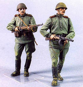 タンクモデル T-35065 1/35 ロシア歩兵 #4 夏 1943-45 2体