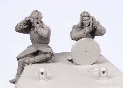 タンクモデル T-35097 1/35 ソビエト タンククルー KV-2初期型 1939-44 冬 2体
