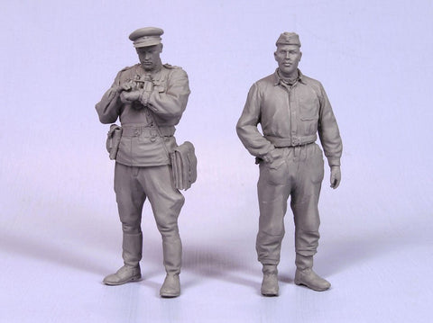 タンクモデル T-35110 1/35 ロシア 戦車兵士官,歩兵 夏 1941-45 2体