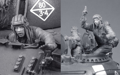 タンクモデル T-35223 1/35 ソビエト軍戦車兵(ドナウ作戦、プラハ1968年)(2体/1セット)