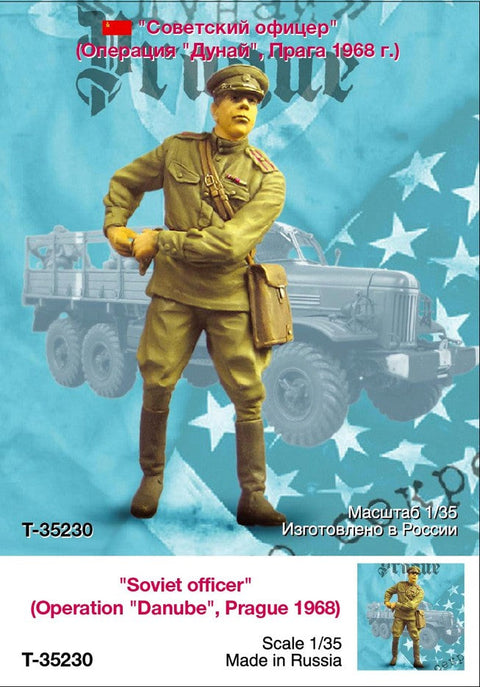タンクモデル T-35230 1/35 ソビエト軍士官(ドナウ作戦、プラハ1968年)