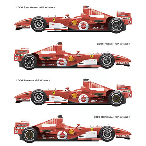ベクターワンデカール D20-006 1/20 フェラーリ 248 F1 追加デカール(フジミ用)
