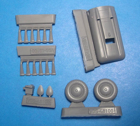ベクター VDS48100 1/48 He 51 エクステリアセット(ローデン用)