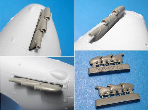 ベクター VDS48095 1/48 ハリケーン Mk.I 排気管(エアフィックス用)