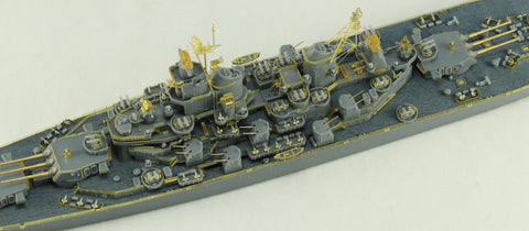 ヴィーホビー E57002 1/700 アメリカ海軍 戦艦 ニュージャージー BB-62 1945年 デラックス版(エッチングパーツ付き) プラモデル