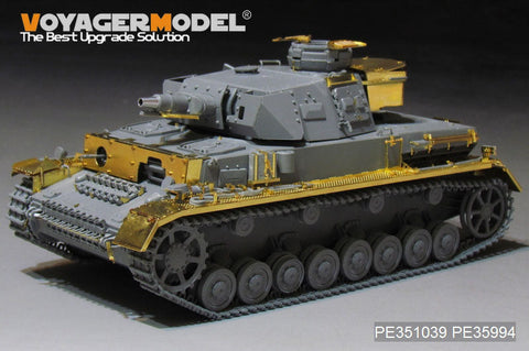 ボイジャーモデル PE351039A 1/35 WWII ドイツ陸軍 ドイツ陸軍IV号戦車F1型 "Vorpanzer" ベーシックセット(砲弾無し)( ボーダー BT-003用)