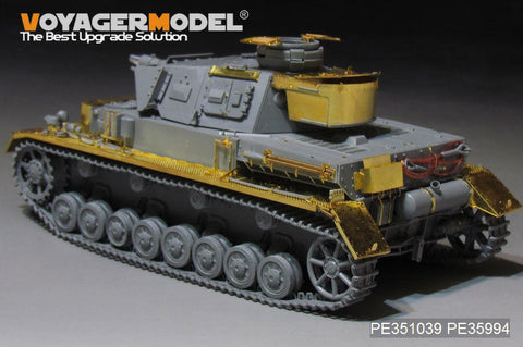 ボイジャーモデル PE351039B 1/35 WWII ドイツ陸軍 IV号戦車F1型 "Vorpanzer" ベーシックセット(Ver.B 砲弾付)( ボーダー BT-003用)