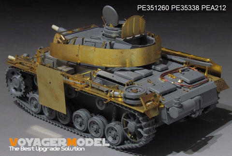 ボイジャーモデル PE351260 1/35 WWIIドイツ III号戦車 N型 後期型用 アップグレードセット ベーシック 2.0(ドラゴン 6474 / 6606用)