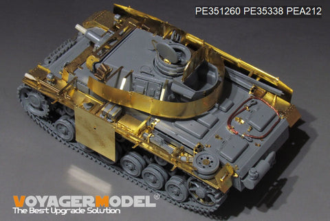 ボイジャーモデル PE351260 1/35 WWIIドイツ III号戦車 N型 後期型用 アップグレードセット ベーシック 2.0(ドラゴン 6474 / 6606用)