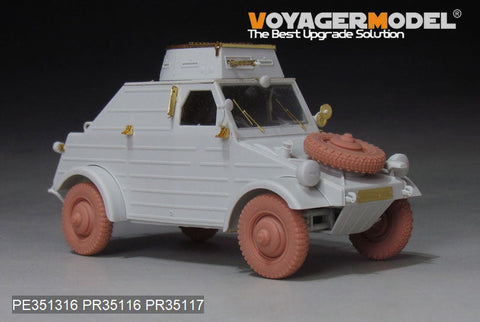 ボイジャーモデル PE351316A 1/35 WWII ドイツ Pkw.K1 Type 823 基本アップグレードセット(MENG VS-017)