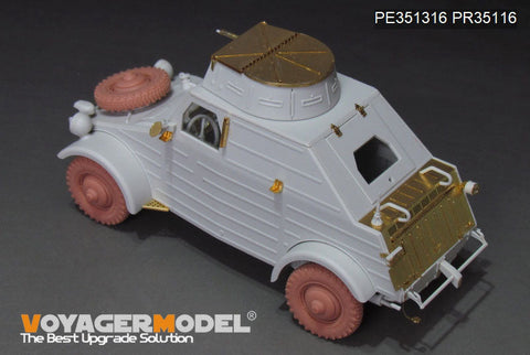 ボイジャーモデル PE351316A 1/35 WWII ドイツ Pkw.K1 Type 823 基本アップグレードセット(MENG VS-017)