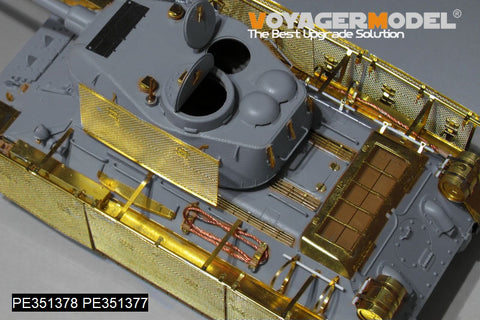 ボイジャーモデル PE351378B 1/35 WWII ロシア T-34/85 w/ "トーマ・シールド" ワイヤーメッシュシュルツェン アップグレードセット バレル付(ドラゴン6066/6203/6319/33付)