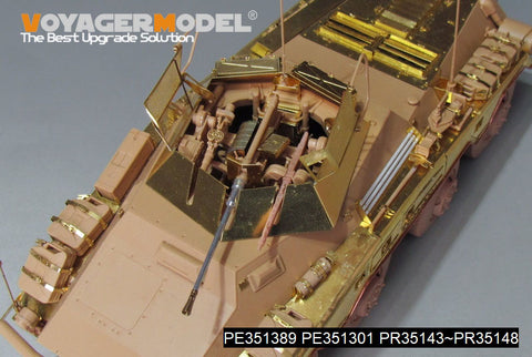 ボイジャーモデル PE351389B 1/35 WWII ドイツ Sd.Kfz 234/1 ベーシックアップグレードセット(B Ver.砲身付属)(RMF 5154用)