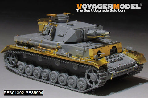 ボイジャーモデル PE351392A 1/35 WWIIドイツ IV号戦車 F1型 「フォアパンツァー(Vorpanzer)」ベーシック版(B版:損傷した転輪付き)(ドラゴン6398用)