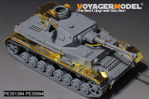 ボイジャーモデル PE351394B 1/35 WWIIドイツ IV号戦車 F2型 ベーシック(B版:損傷した転輪付き)(ドラゴン 6360, 6363, 9019用)