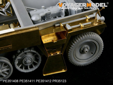 ボイジャーモデル PE351408B 1/35 WWII ドイツ Sd.Kfz.250/1 NEU ベーシックアップグレードセット(B ver ホイール付属)(ドラゴン6427 6100用)