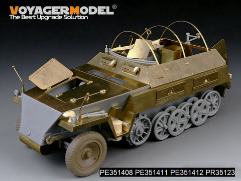 ボイジャーモデル PE351408B 1/35 WWII ドイツ Sd.Kfz.250/1 NEU ベーシックアップグレードセット(B ver ホイール付属)(ドラゴン6427 6100用)