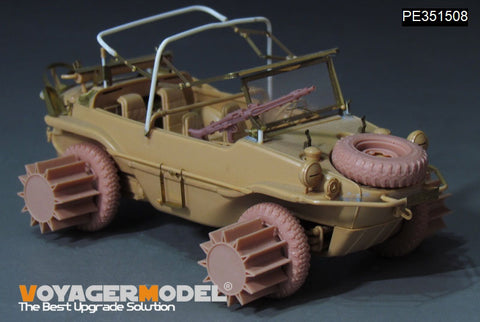ボイジャーモデル PE351508 1/35 WWIIドイツ シュビムワーゲン 166型(ポンツーン付き)(タミヤ 35224用)