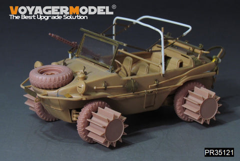 ボイジャーモデル PR35121 1/35 WWIIドイツ シュビムワーゲン 166型用 標準ホイール(ポンツーン付き)(汎用)
