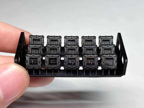 バンカースタジオ WS20024 1/200 WWIIドイツ海軍 救命いかだ(正方形型)