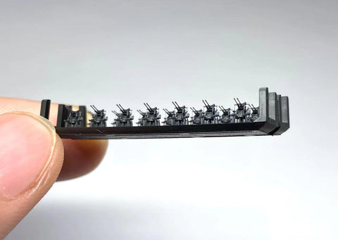バンカースタジオ IJN70004S 1/700 WWII日本海軍 九六式25mm連装機銃 LPR照準器 後期型