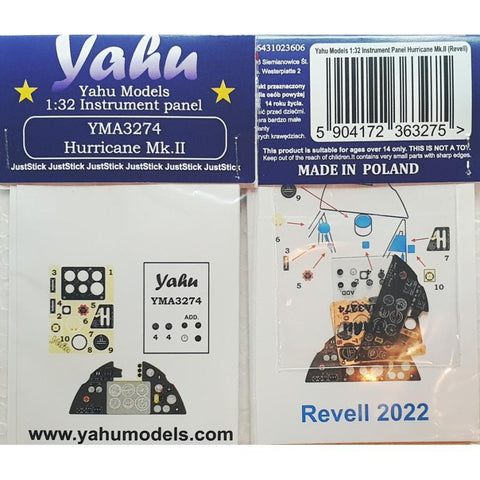 ヤフーモデル YMA3274 1/32 ハリケーンMk.II (レベル用)