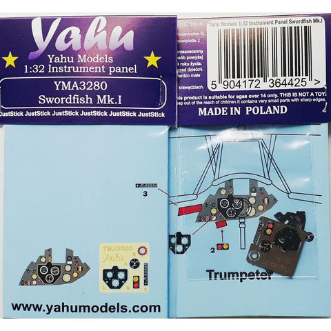 ヤフーモデル YMA3280 1/32 ソードフィッシュ Mk.I(トランぺッター用)