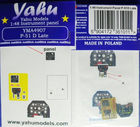 ヤフーモデル YMA4907 1/48 P-51D マスタング 後期型 (エデュアルド用)